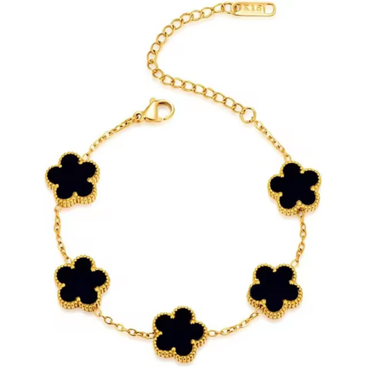 Clover Bracelet Gold/Back